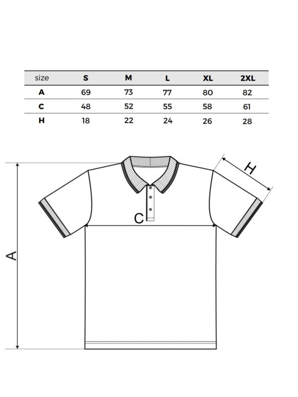 turkusowe polo hnn haft