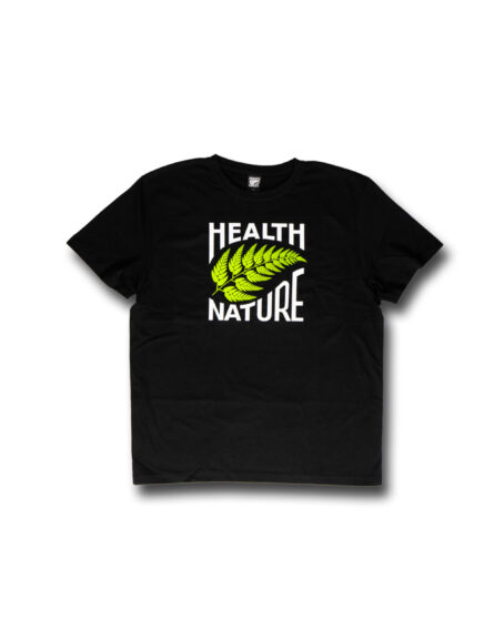 zdjęcie produktowe czarnej koszulki hnn firmy health nature hnn pikers sklep mfc młody bóg
