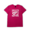 zdjęcie przedstawia różową koszulkę firmy health nature hnn pikers sklep mfc młody bóg