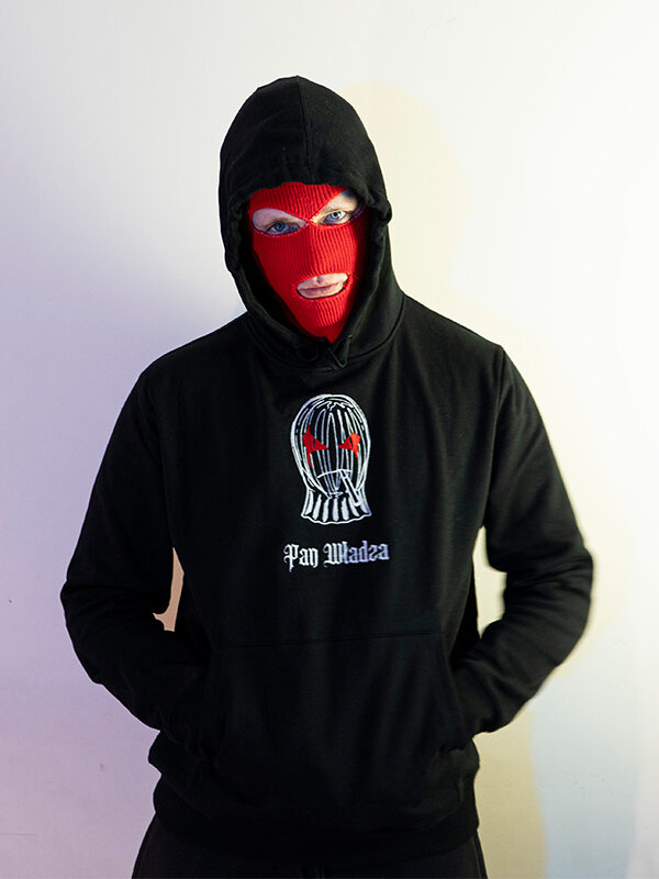 czarne hoodie pan władza