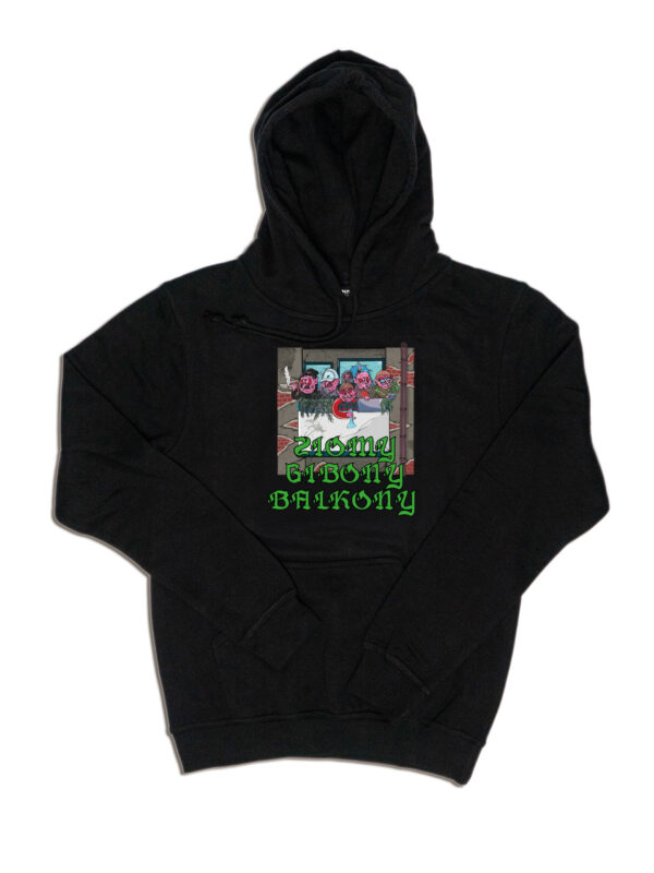 czarne hoodie ziomy gibony balkony