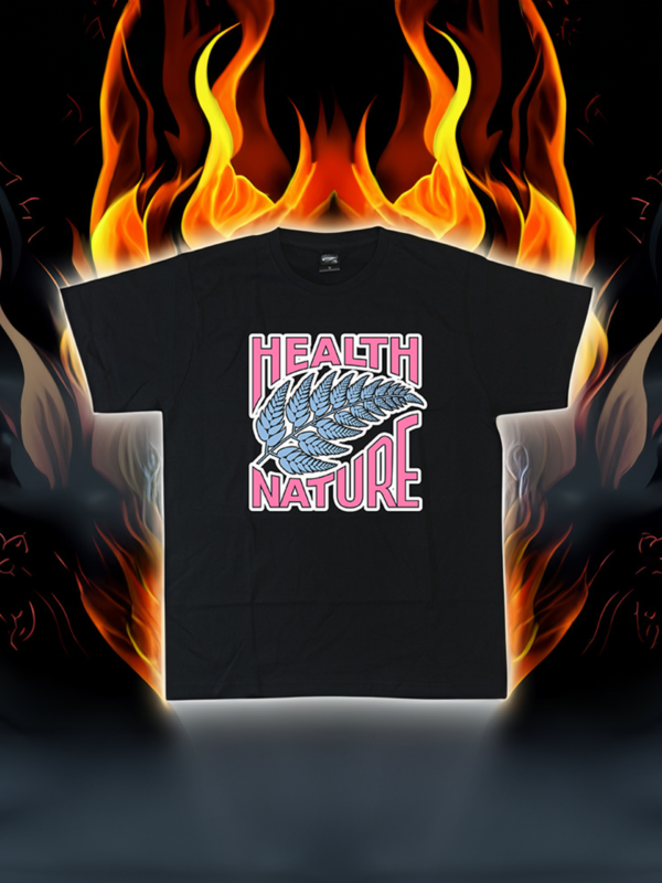 czarny tshirt hnn pink baby blue