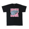 czarny tshirt hnn pink baby blue