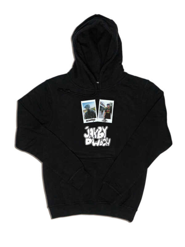 czarne hoodie cover Pikers x Grubvs – Jakby Dwóch