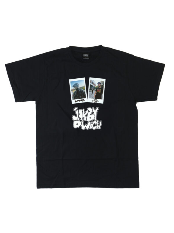 czarny tshirt cover Pikers x Grubvs – Jakby Dwóch