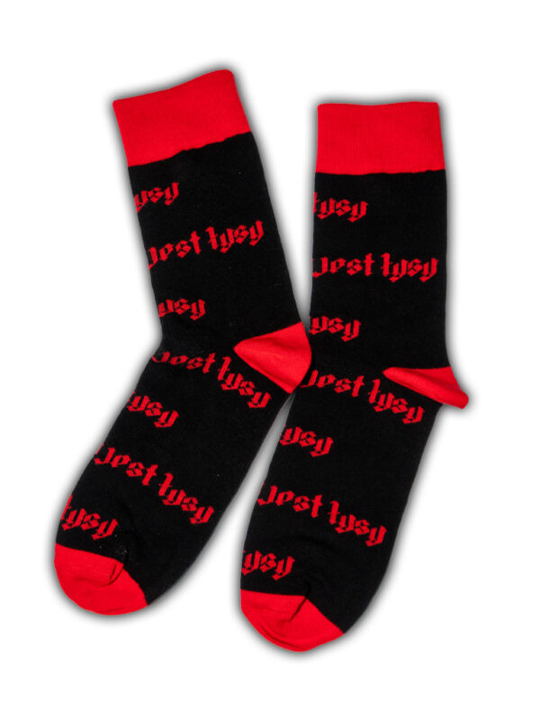 skarpety bóg jest łysy