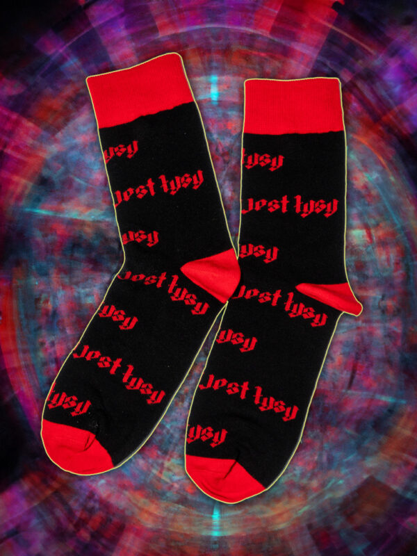 skarpety bóg jest łysy