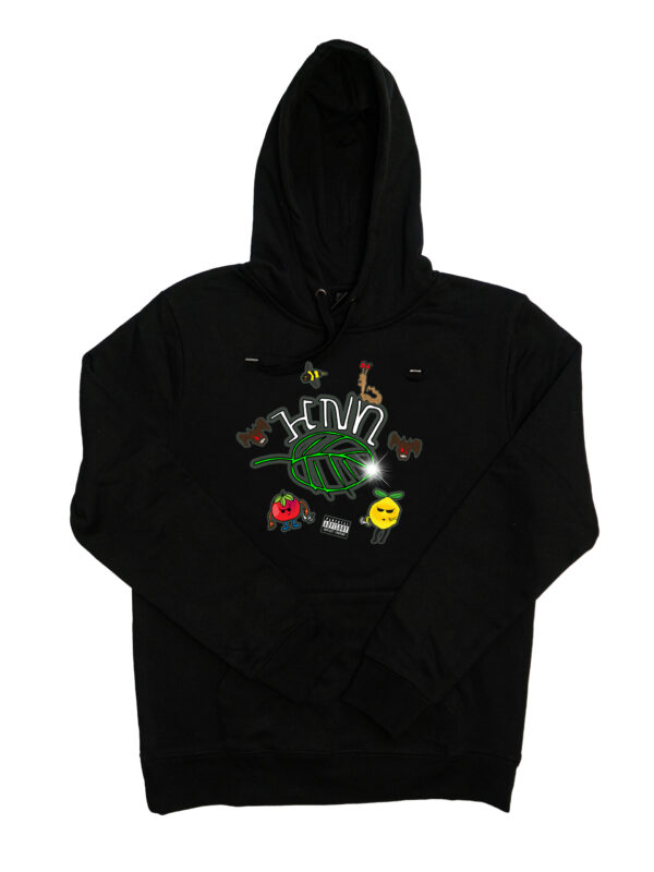 czarne hoodie hnn weird life