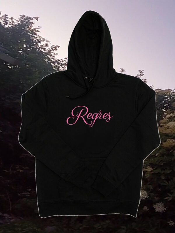 czarne hoodie pikers regres logo