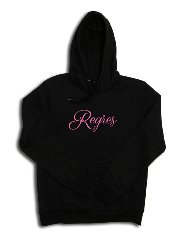 czarne hoodie pikers regres logo