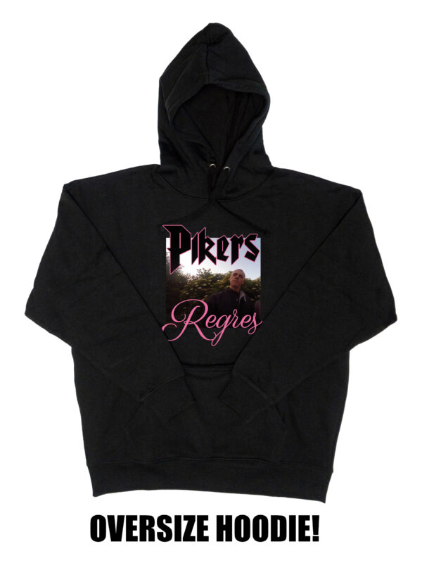czarne hoodie oversize pikers regres cover