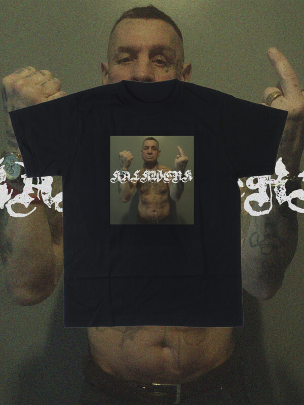 czarny tshirt młody zgred kalkwerk