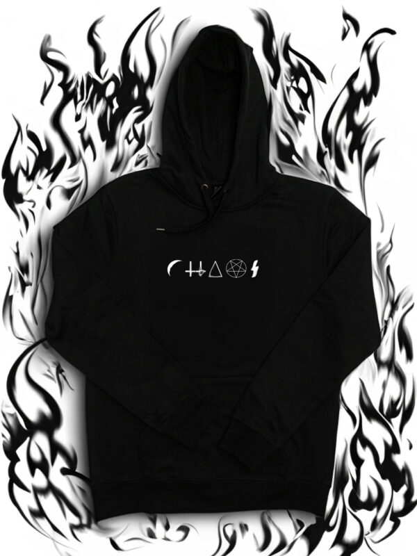 czarne hoodie młody zgred chaos
