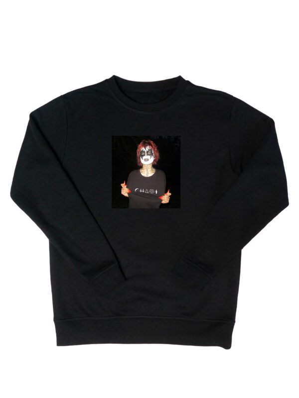 czarny crewneck młody zgred x europussey