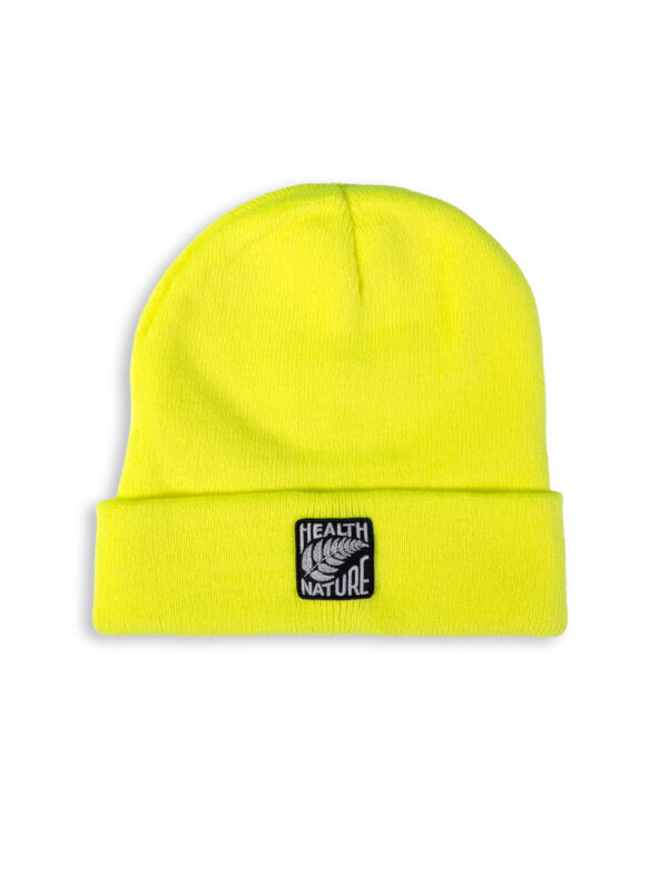 neonowa czapka zimowa health & nature