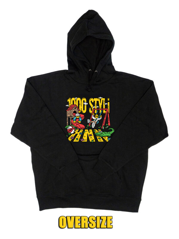 czarne hoodie oversize hnn 1000 styli