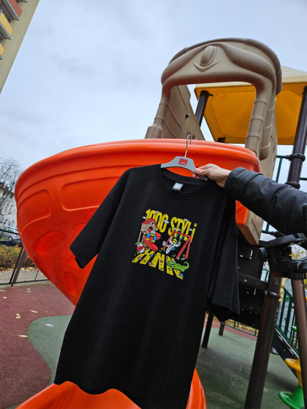 czarny tshirt hnn 1000 styli