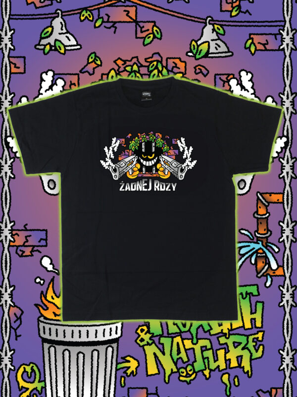 czarny tshirt żadnej rdzy