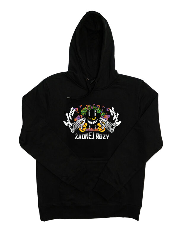 czarne hoodie żadnej rdzy