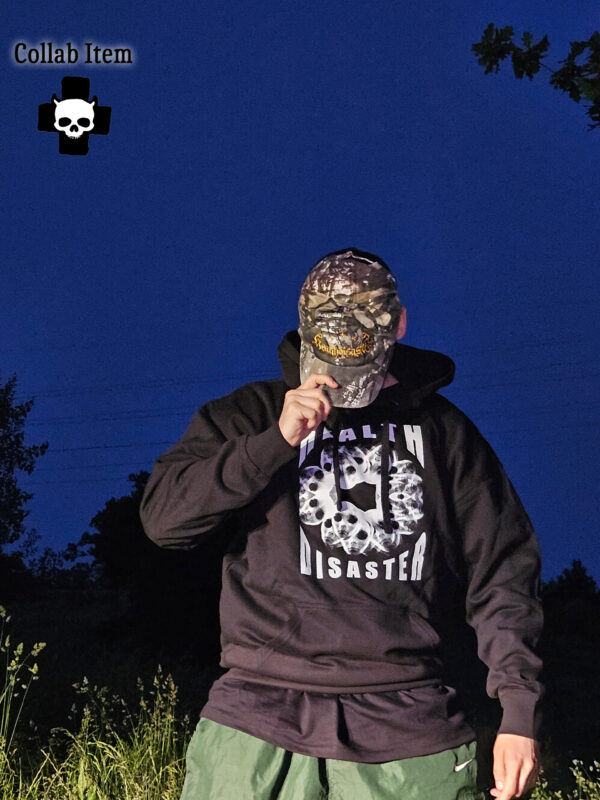 czarne hoodie hnn x svd ALIEN