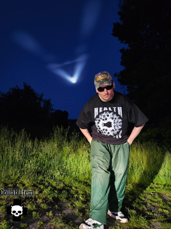 czarny tshirt hnn x svd ALIEN