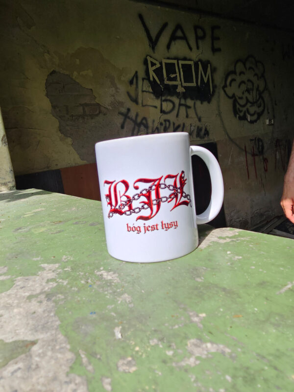 kubek bóg jest łysy chained
