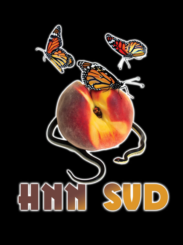 czarny tshirt hnn x svd SURVIVAL BLOOM