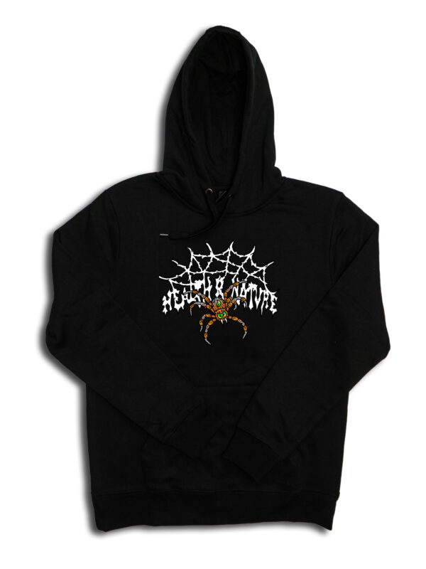 czarne hoodie tarantula