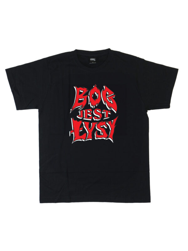 bjł tribal red czarny tshirt