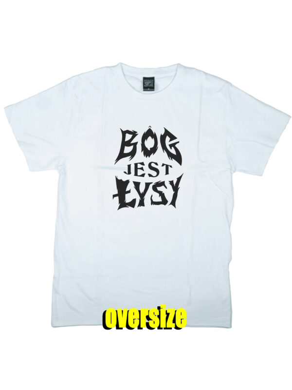 bjł tribal black biały tshirt oversize