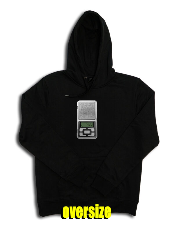 hnn waga czarne hoodie oversize