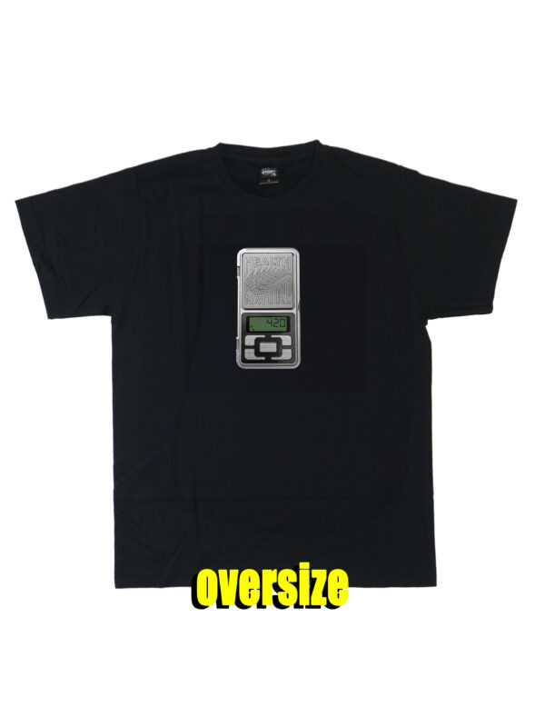 hnn waga czarny tshirt oversize