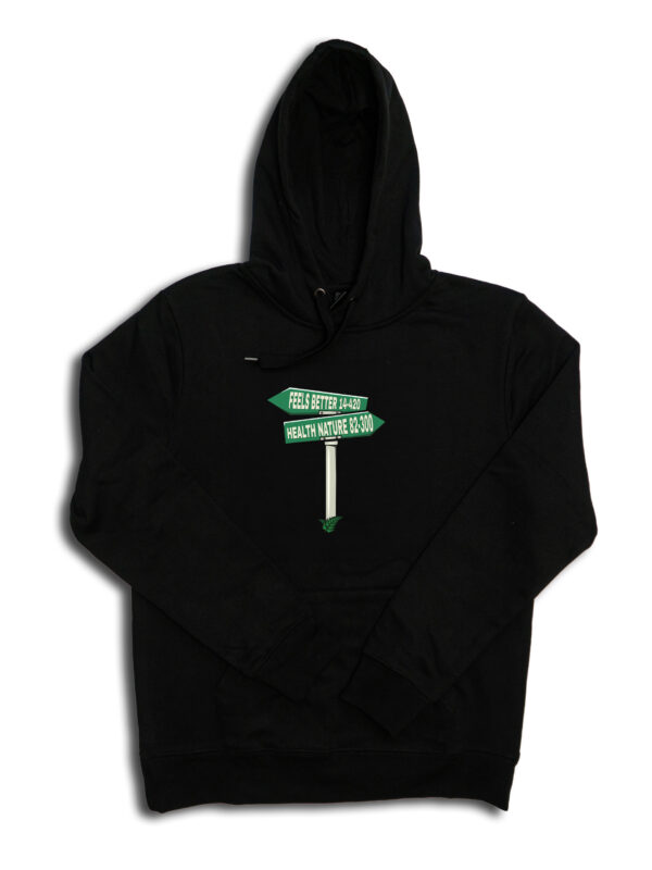 GRUBVS & KONCZEW „Feels Better” znak czarne hoodie
