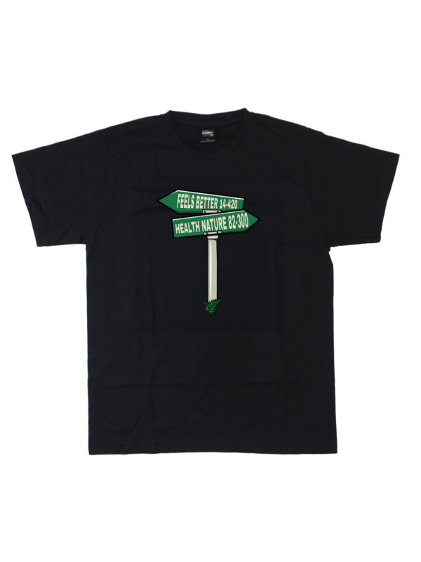 GRUBVS & KONCZEW „Feels Better” znak czarny tshirt